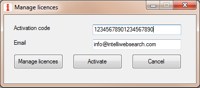 Note activation code