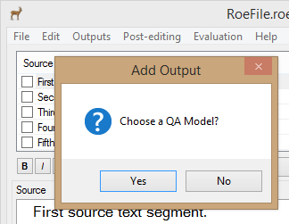 Choose QA Model