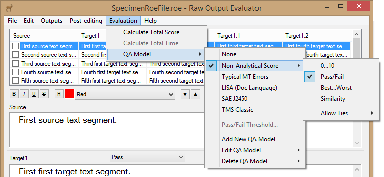 Non-Analytical Score