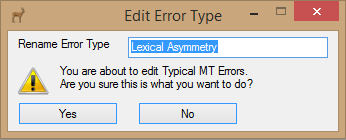 Edit Error Type (Old Model)