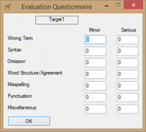 Evaluation Questionnaire