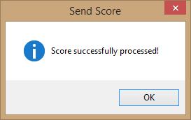 Score Successfully Processed